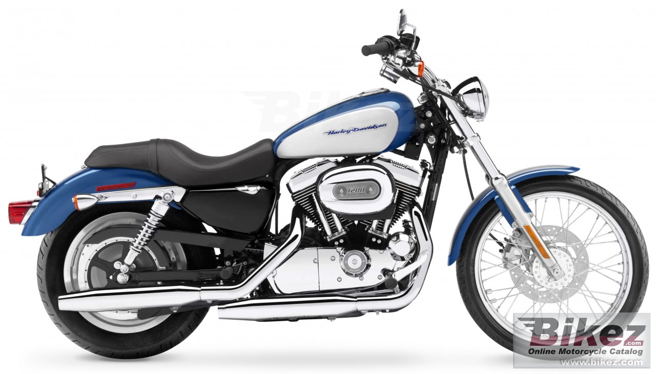 Big Harley-Davidson xl 1200 c sportster custom picture and wallpaper from Bikez.com
